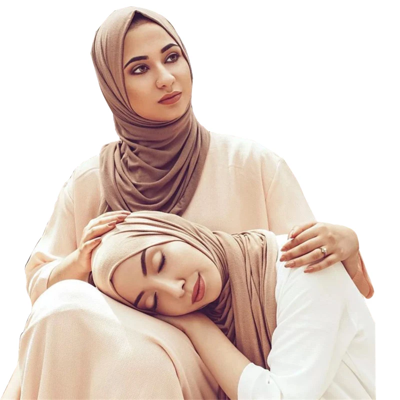 

NEW muslim stretchy jersey hijab scarf for women foulard femme musulman islamic soft shawl headscarf turban scarfs for women