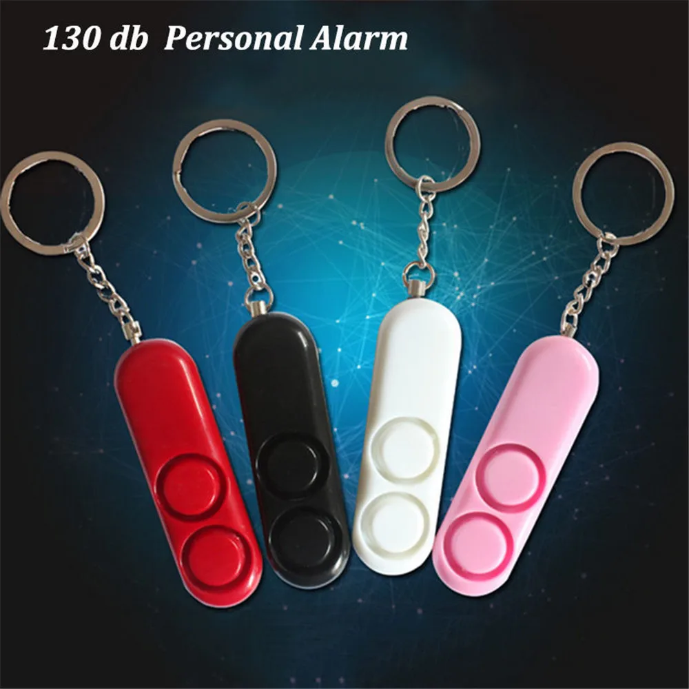 Minillavero portátil de defensa Personal para niña y mujer, alarma de protección de seguridad, alerta de Panic, seguridad de emergencia fuerte, 130dB