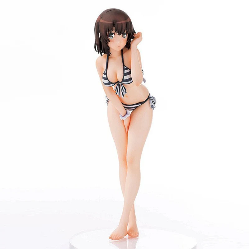 

Katou Megumi Cartoon Swimsuit girl Figure 17cm made of PVC