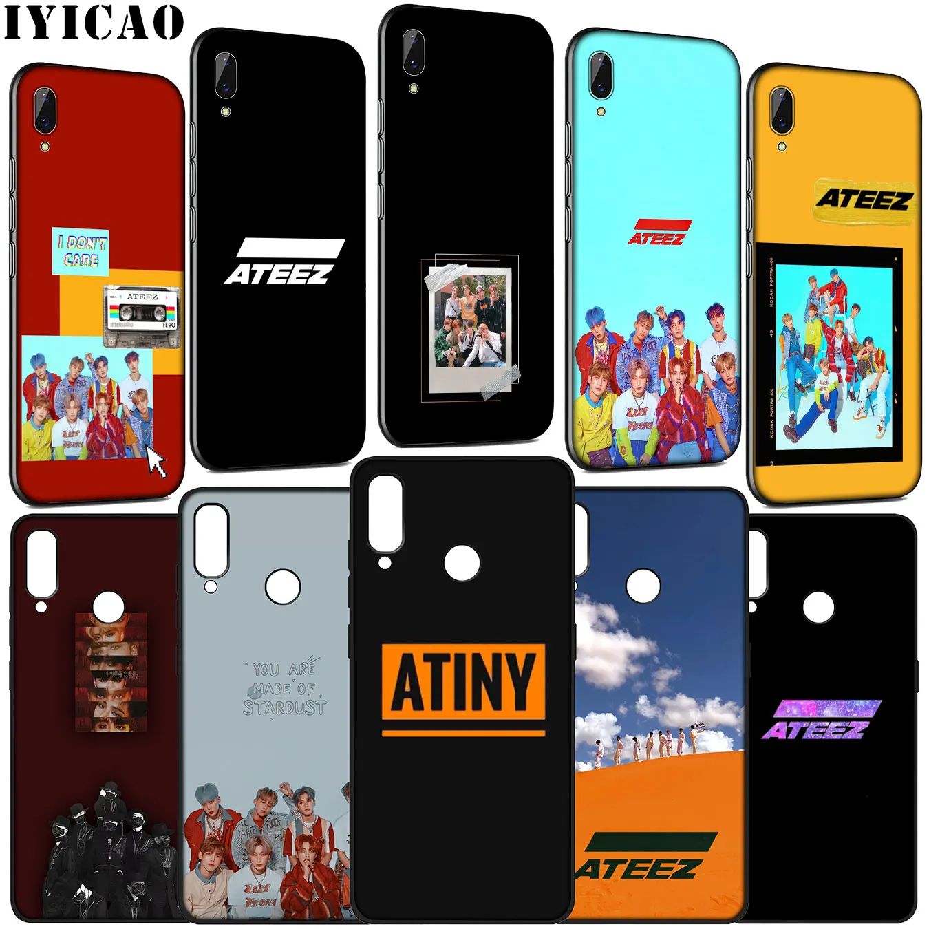 ATEEZ HongJoong Soft Phone Case for Huawei Y9 Y7 Y6 Prime 2019 2018 Honor 20 10 9 9X 8C 8X 8 Lite 7C 7X 7A Pro |
