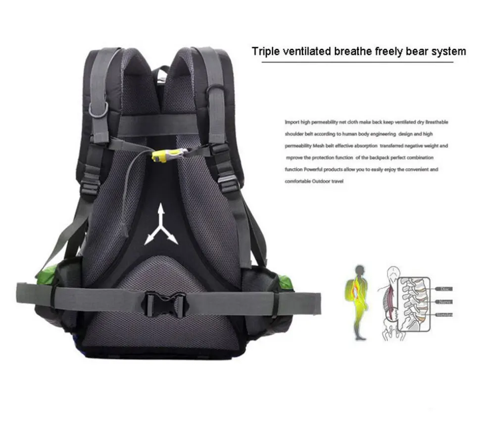 Спортивная одежда для улицы 40 л Bergbeklimmen Rugzak Functionele Mannen Vrouwen Tas Bolsas Femininas Wandelen restas
