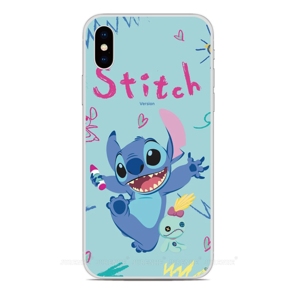 Прозрачный мягкий кремний TPU Fundas Stitch Ohana чехол для телефона для BQ Aquaris M4.5 E4 C X X2 Pro U U2 Lite VS V Plus E4.5 чехол - Цвет: Style 17