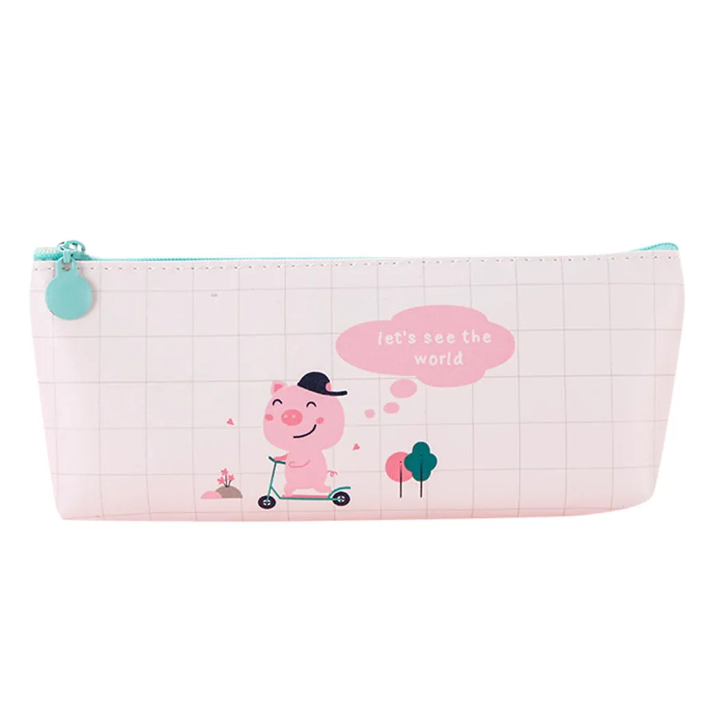 Stationery Pen Pencil Bag New Students School Supplies Chic Pen Box Case Storage Pouch Organizer
