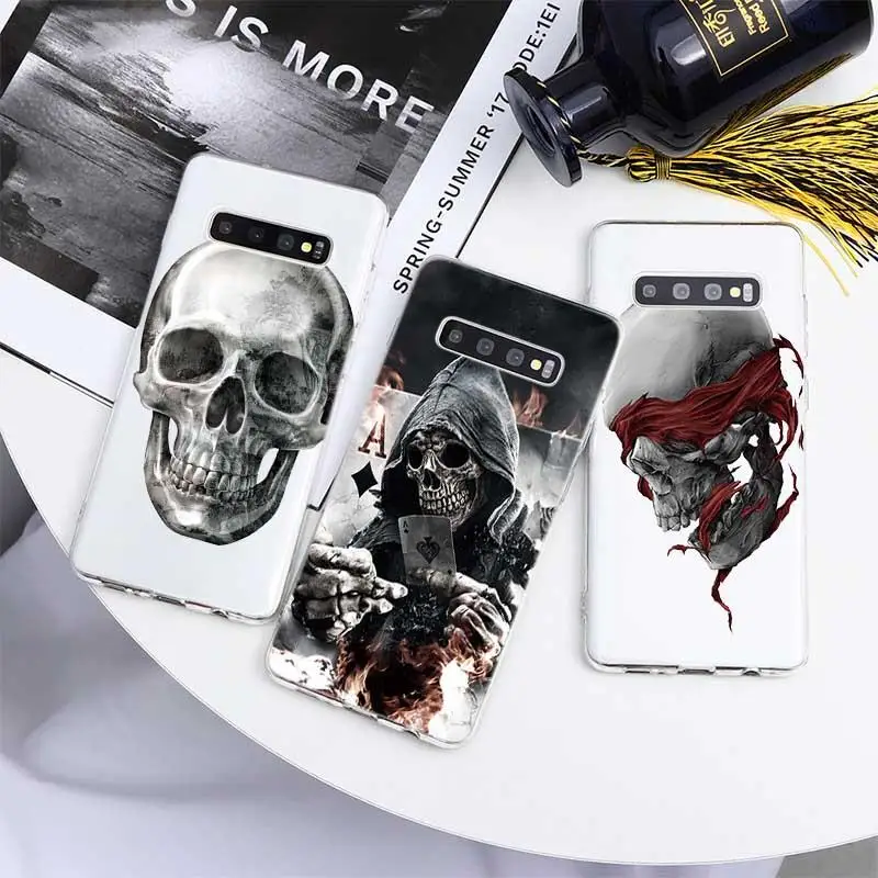 

Case For Samsung Galaxy A8 A90 A6 Plus A730 A9 Star A50 A40 A70 A10 A20 A30 A60 A80 A10S A20S A10e A20e A5 2017 2018 2016 Skull