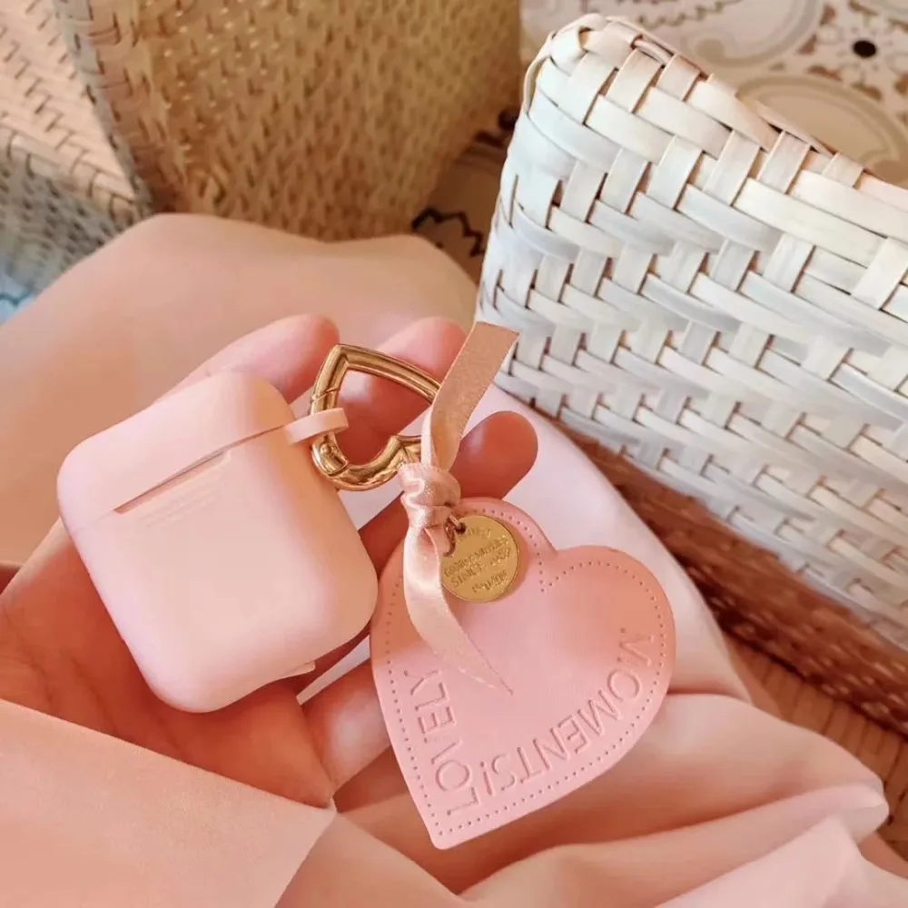 Чехол для наушников с Bluetooth для Airpods чехол s 1 2 Love украшение Мягкий силиконовый чехол для наушников для Apple Air Pods сумка для гарнитуры