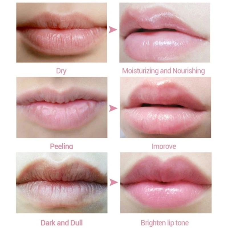 Korea Lip Mask Moisturizing Plumper Aloe Lip Balm gel Long Lasting Beauty Makeup Lips Care Bleaching Cream Nourish Doodle lip