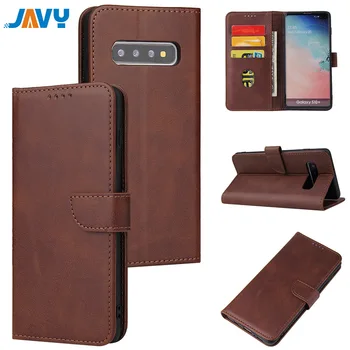 

JAVY Leather Wallet Flip Cases For Samsung A10 A20 A30 A40 A50 A70 A80 S7 S8 S9 S10 S10E Plus Cover For Galaxy Note 8 9 10 Pro
