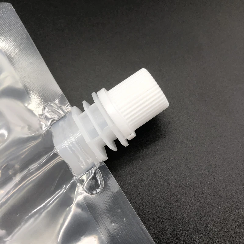 Storage Bag 10pcs 100-500ml Plastic Stand Up Drink Bag Transparent Nozzle Bag Outdoor Travel Camping Liquid Juice Milk Sealing Storage Bags