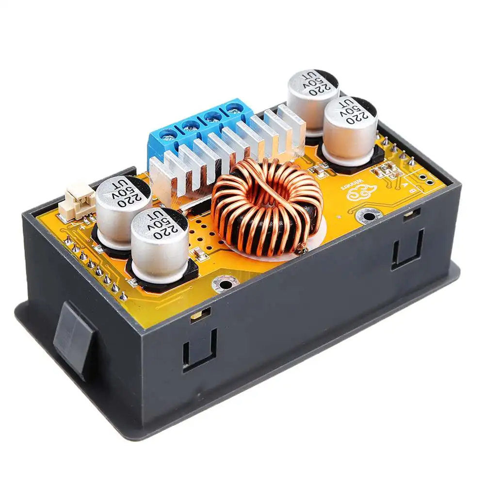 5A 160W dc-dc 6-32V до 0-32V lcd Цифровой Регулируемый понижающий блок питания регулятор напряжения Модуль преобразователя с вентилятором