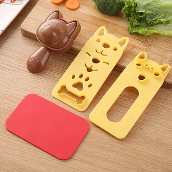 

DIY Household Kitchen Tools Puppy Rice Roll Animal Mold Sushi Children Lunch Rice Grinding Tool Small Artifact