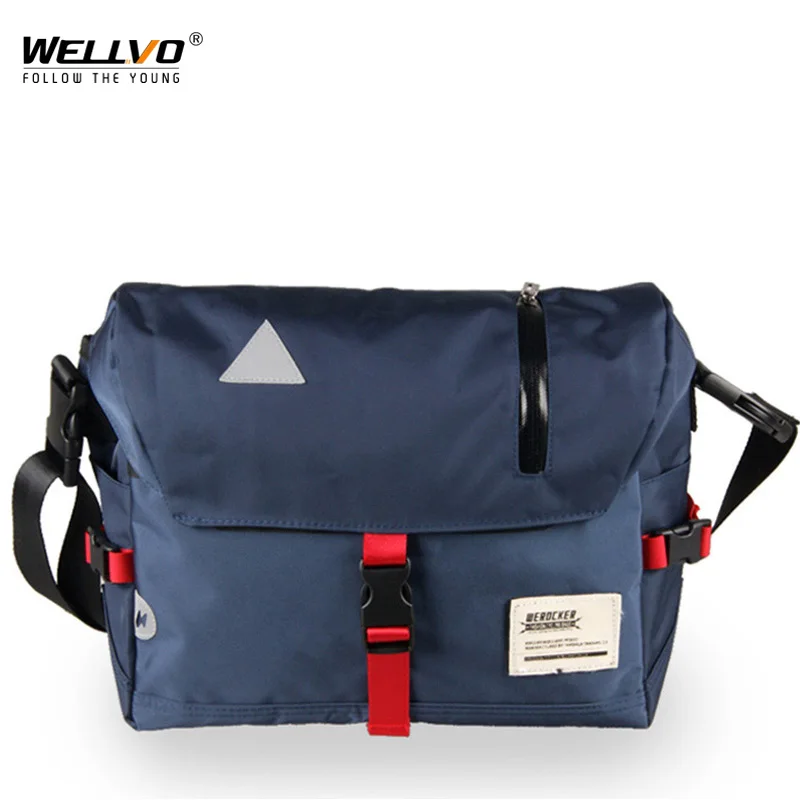 Men Crossbody Messenger Bags Oxford Waterproof Ridding Bag