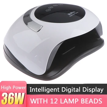

120W High Power Nail Dryer Fast Curing Speed Gel Light Nail Lamp LED UV Lamps For All Kinds of Gel With Timer And Smart Sensor