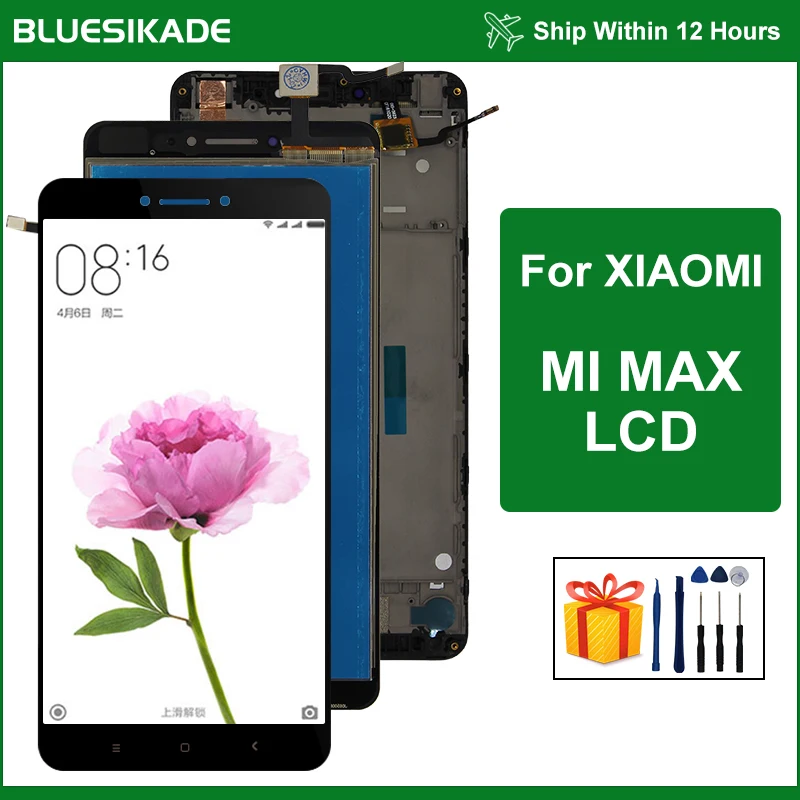ЖК-дисплей 6 44 дюйма для Xiaomi Mi Max дигитайзер сенсорного экрана 2016001 2016002 2016007