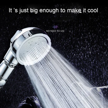 

'The Best' High Pressure Showerhead Handheld Shower Head 3-level Adjustable with Setting 889