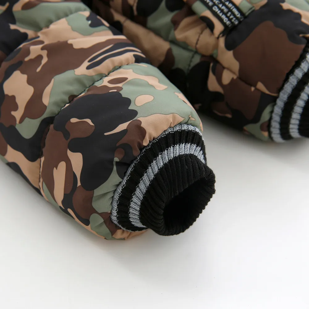 Coat Children Winter Jacket Coat Boy Jacket Warm Hooded Kids Clothes Zipper Pocket Coat Casual Outerwear Autumn Winter Overcoat