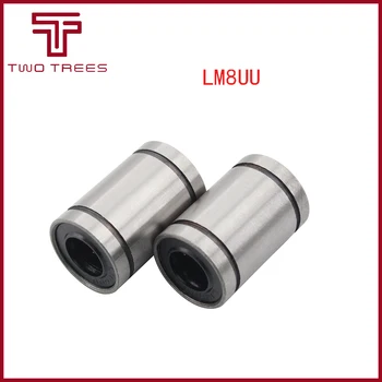 

2Pcs Anet 3D Printer LM8UU 8mm Inside Dia Rubber Linear Ball Bearing Bushing for 3D Printing parts