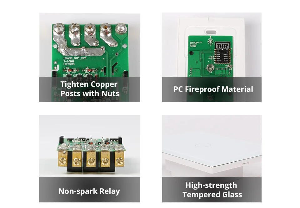 fio inteligente, controle remoto, luz LED, vidro,