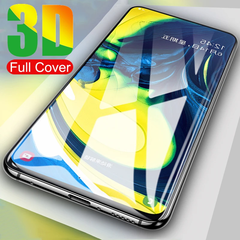 3D изогнутое закаленное Высокопрочное Стекло на samsung Galaxy A30 A50 A10 Экран протектор для samsung M10 M20 M30 M40 A40 A60 A70 A80 A90