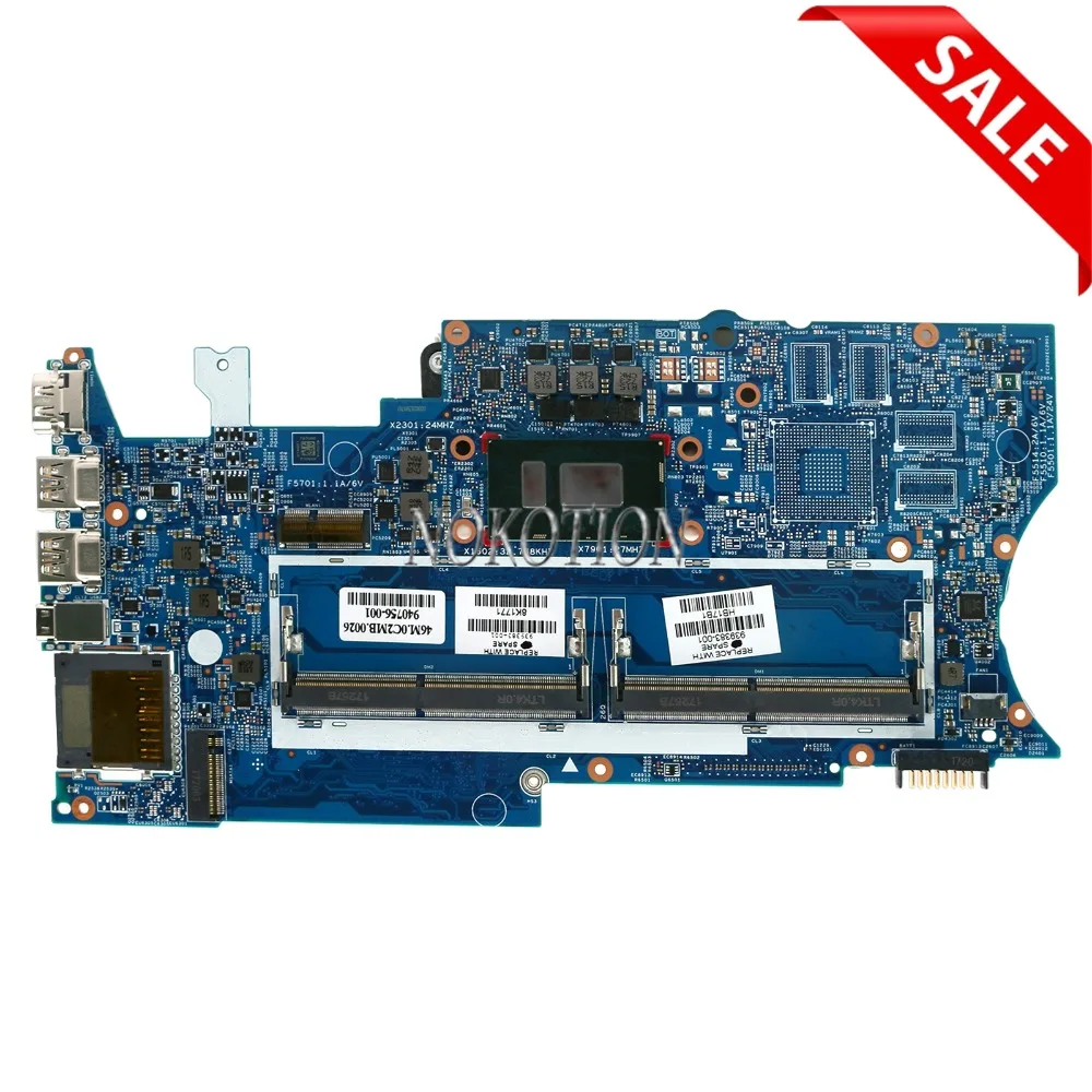Nokotion 17817-1 448.0BZ10.0011 для hp павильон x360 трансформер 14-ba серийная материнская плата для ноутбука i5-8250u на плате