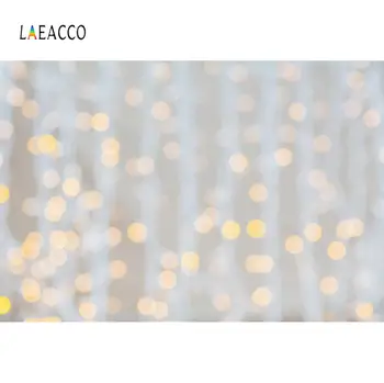 

Laeacco Glitters Light Bokeh Blur Solid Color Portrait Photography Backgrounds Customize Photographic Backdrops For Photo Studio