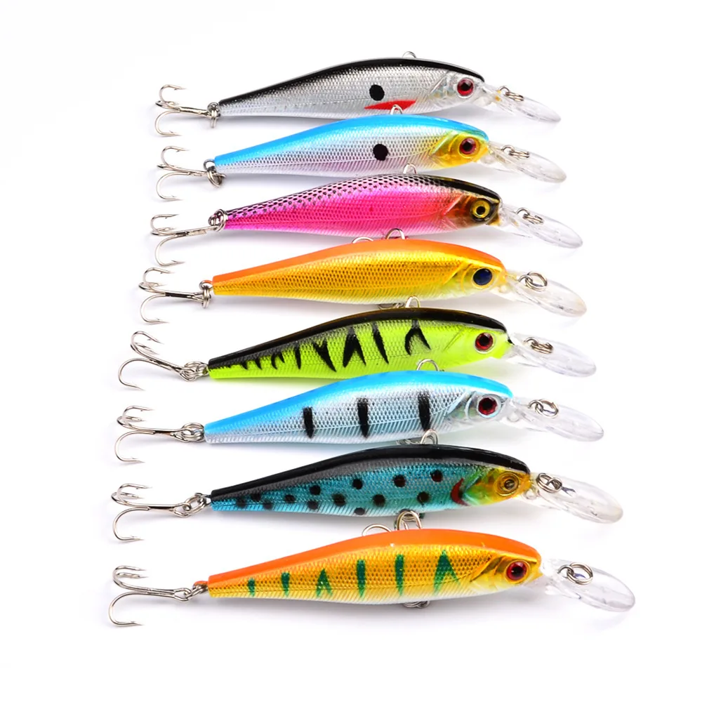 

1Pcs 3D Eyes Swimfish Wobblers 10cm/9g Minnow Fishing Lure Crankbaits Isca Artficial Hard Baits For Outdoor Bait Carp Fishing