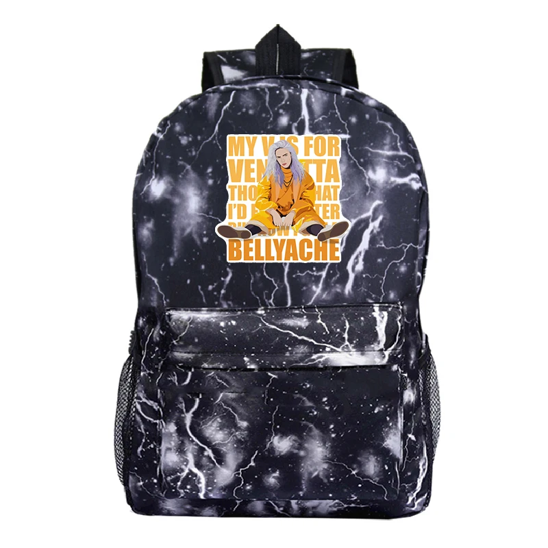 Рюкзак Sac Dos DJ Singer школьный Billie Eilish Рюкзак Bookbag Bolso Mujer школьные сумки для девочек-подростков на молнии 7 plecak - Цвет: 4