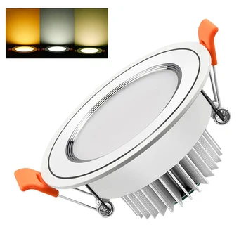 

Accessories Ultra Thin Boat Living Room Recessed Downlight Caravan Trailer Motor-Homes LED RV Puck Light Spotlight 3 Colors