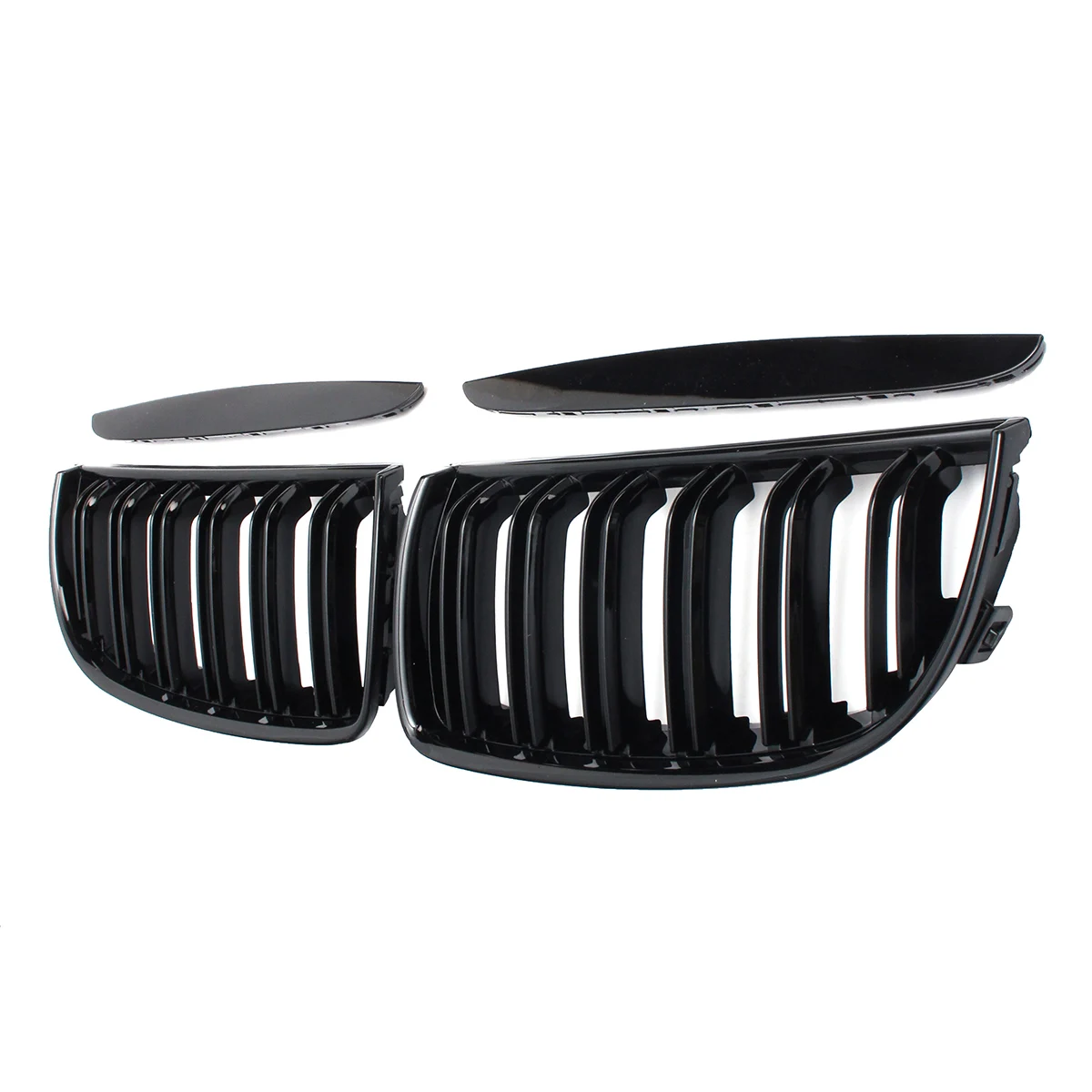 Front Kidney Grille Front Grille Kidney Grille Trim Kit Pair For BMW E90-E91 3 Series 2004-2007/E60-E61 2003-2010/E39 97-03/F10-F11 F18 09-17/F32 13-17/F20