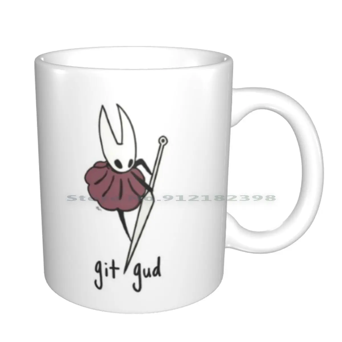 Hornet Git Gud Ceramic Mugs Coffee Cups Milk Tea Mug Hollow Knight Hornet  Git Gud Hallownest Bug Hollow Knight Hornet Hollow - AliExpress