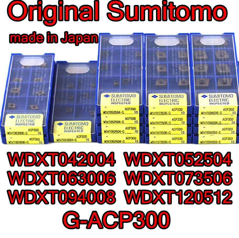 Карбидная вставка Sumitomo WDXT042004-G WDXT052504-G WDXT063006-G WDXT073506-G WDXT094008-G WDXT120512-G ACP200 Япония |