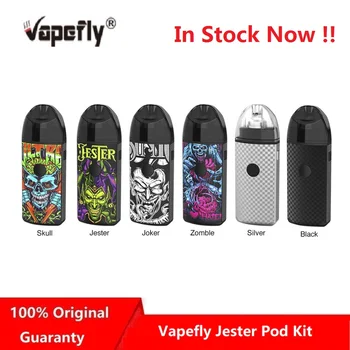 

Original Vapefly Jester Pod Vape Kit with 2ml Pod the First Rebuildable Dripping Pod System Vape Kit vs Minifit/ Drag Nano