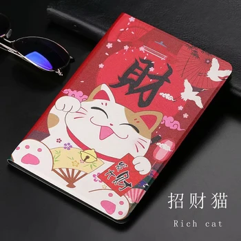 

Fashion Cartoon Tablet Case For Ipad Pro 11" Coloured drawing PU Leather Shockproof Stand Smart Cover For iPad Pro 11 2018+pen