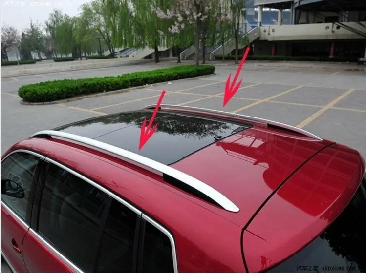 

Aluminum roof rack box i qualita In lega di Alluminio Deposito rack (Incollato installato direttamente) 2010-2012 Tiguan