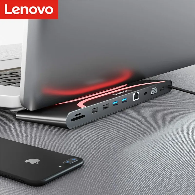 Lenovo Usb C Hub Type C To Multi Usb 3.0 Hub Hdmi Adapter Dock For