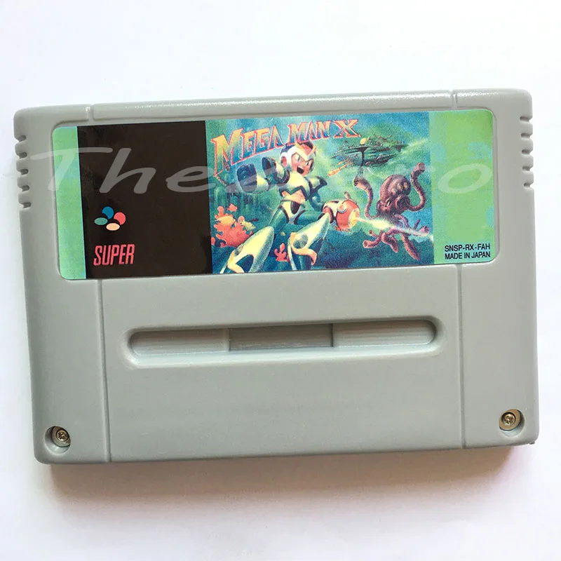 MegaMan X Mega Man X Видеоигра для 16 бит карточки для супер игры Картридж карта для 46 pin EUR PAL версия игровой плеер