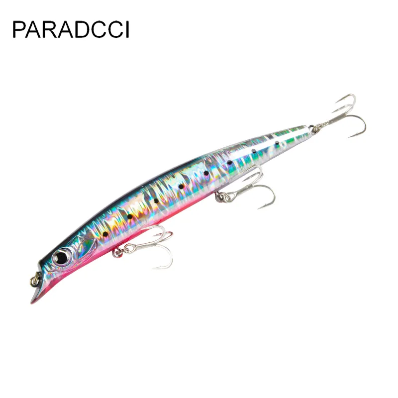 PARADCCI Minnow 140 мм 18 4 г рыболовные приманки глубокое погружение льда приманка для