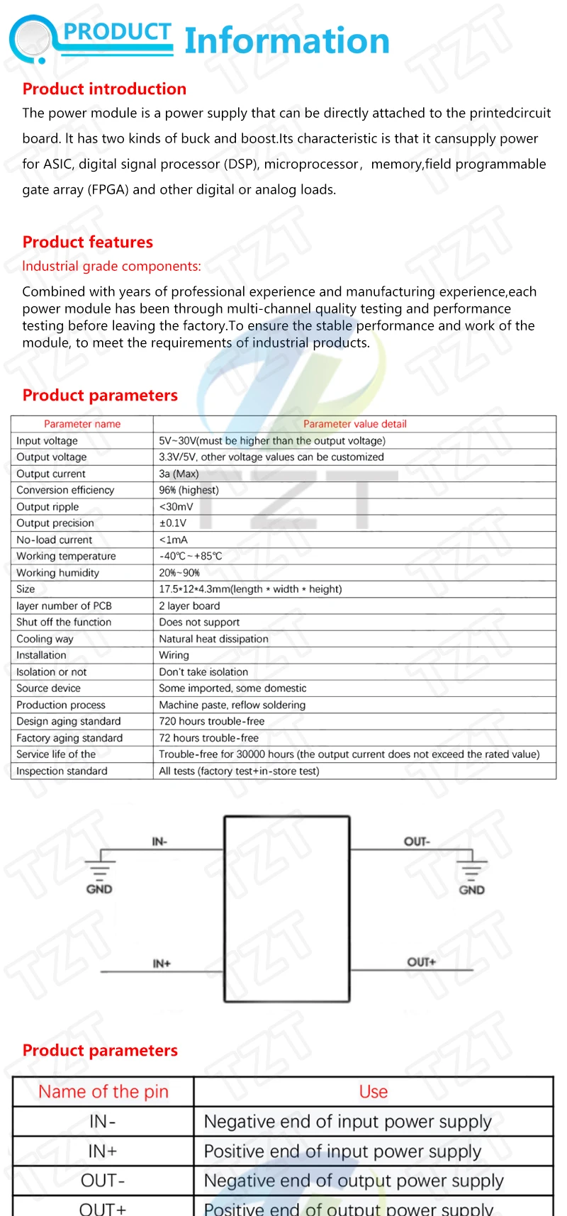 1/5/10PCS 3A Mini DC-DC Buck Step Down Converter Board Modul 5V-30V zu 3,3V 5V DC DC Spannung Regler PCB Power Buck Modul – Detail 1
