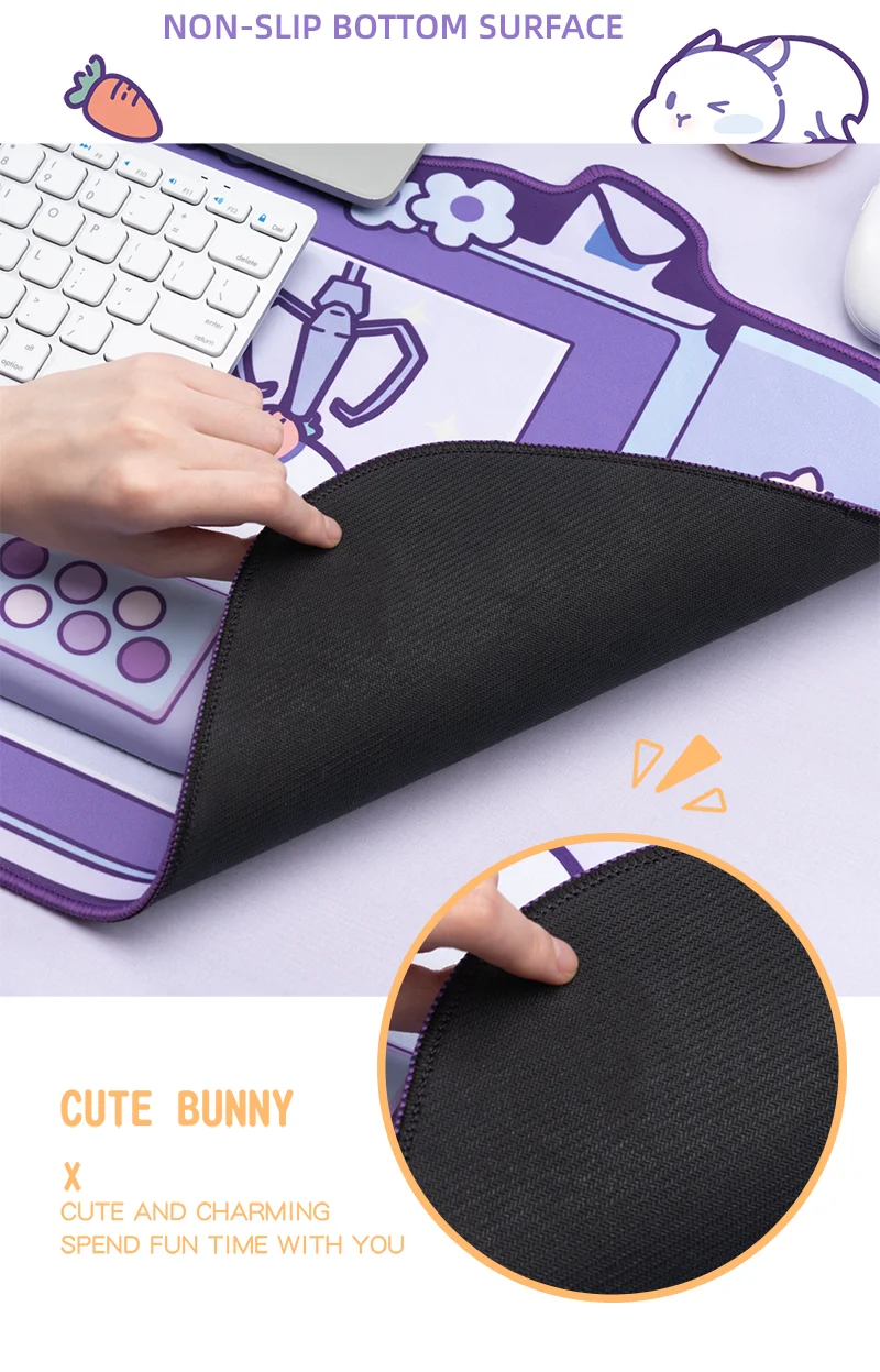 Bunny Gacha Desk Pad Mouse Mat - 17 - Kawaii Mix