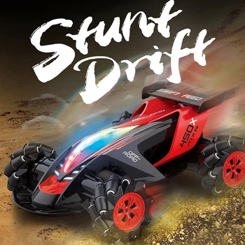 

4WD Off-road RC Car Toy 1/10 Stunt Tire Drift 360 Degree Spin Racing Vehicle Gift LAD-sale