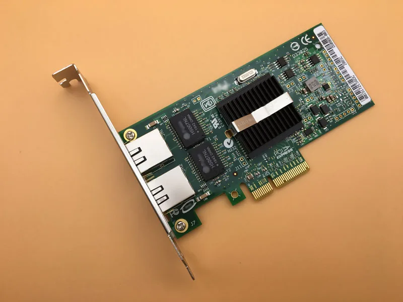 Для чипсета двухпортовый гигабитный Ethernet адаптер PCIe x4 NIC карта EXPI9402PT