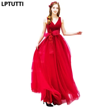 

LPTUTTI Bow Lace New For Women Elegant Date Ceremony Party Prom Gown Formal Gala Events Luxury Long Evening Dresses