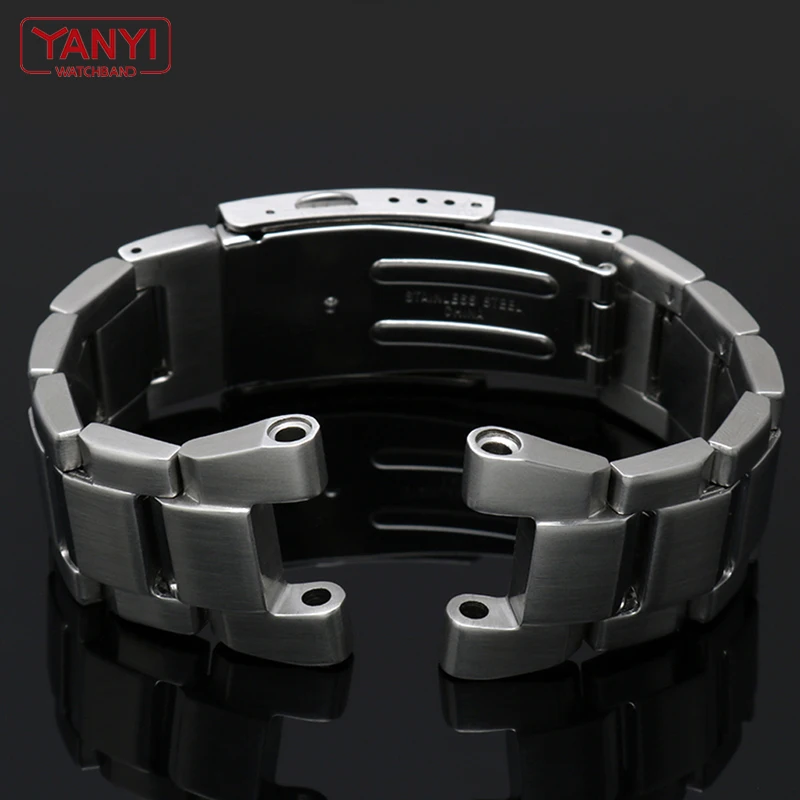 Stainless Steel Watchband for Casio G-Shock Watch Band GST-210 GST-W300 GST-400G GST-B100 S100D/S110D/W110 Metal Strap Bracelet
