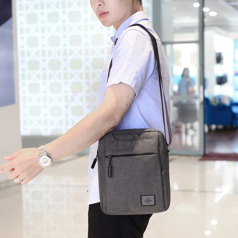 New Men's Diagonal Package Usb Charging Chest Bag Three Color Optional Oxford Cloth Men's Business Travel Bag Daily Office Bag