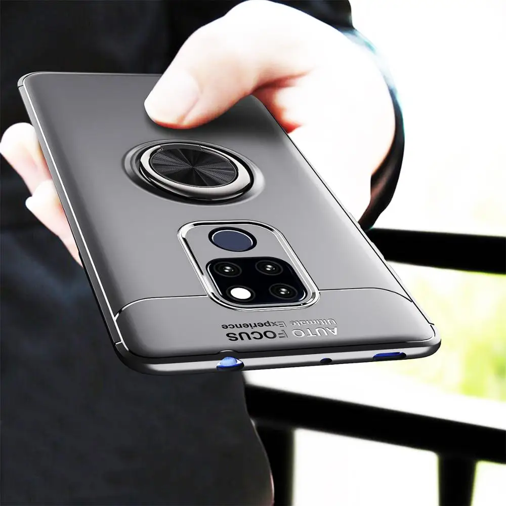 

Magenetic Ring TPU Silicone Case For Huawei Mate 30 20 10 9 Pro Shockproof Full Cover For Huawei Mate 20 X 5G 30 10 Lite SE Case