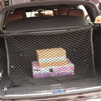 

Buses Storage bag Car Auto Fixed Cargo Net Sundries Elastic Black 30*90 cm