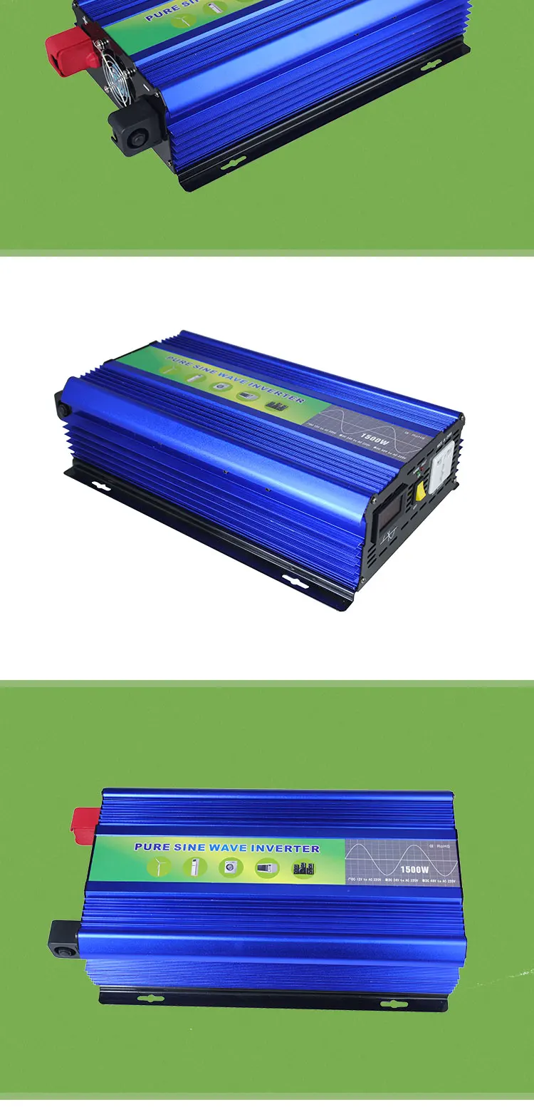 dc24v к ac220v Чистая синусоида Инвертор питания 1500 Вт 10 лет