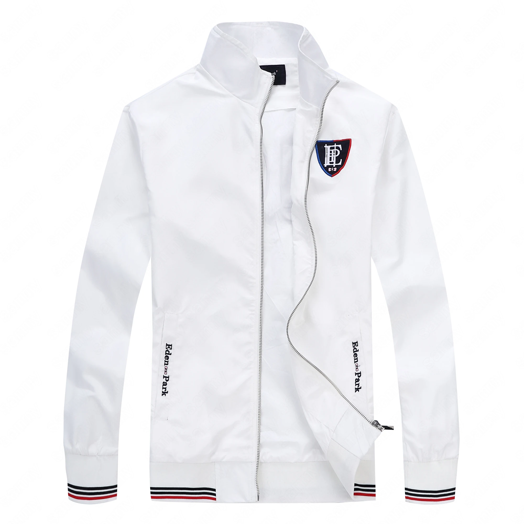EdenPark Homme куртка деловая Повседневная модная Стильная мужская куртка высокого качества на молнии тонкая Водонепроницаемая с вышивкой Большие размеры от M до 3XL
