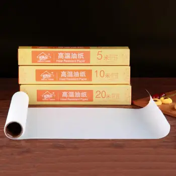 

10M Silicone Paper Household Kitchen Barbecue Baking Special Paper Double-sided High Temperature Oil-proof Baking Paper