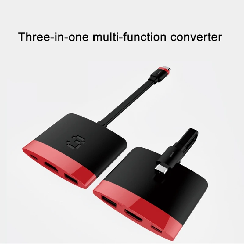 3 в 1 Thunderbolt 3 usb-хаб type C к HDMI 4K 60HZ USB3.0 PD 60W быстрая зарядка для Macbook Pro samsung S9 S10 huawei Matebook