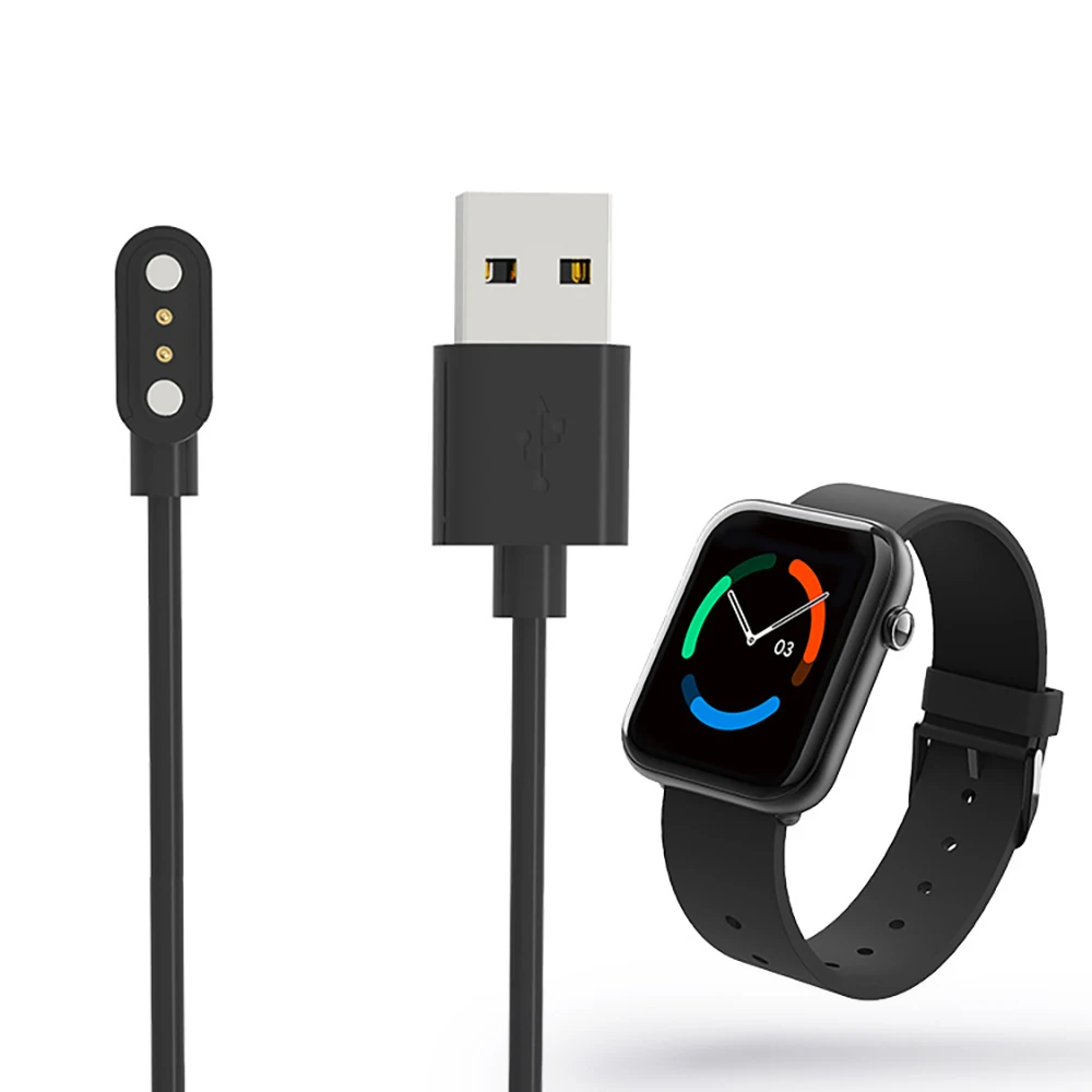 For Ticwatch GTH / CXB02 Smart Watch USB Magnetic Adsorption Portable Power Charger Cable Adapter Fast Charging Dock Accessories
